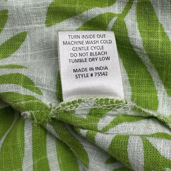 Uncle Frank 100% Cotton Birds of Paradise Beachy Tiered Midi Dress, Sz. L-XL - Picture 10 of 15